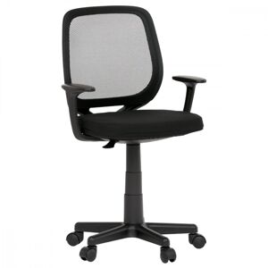 AUTRONIC KA-W022 BK Kancelářská židle, černá látka, plastový kříž